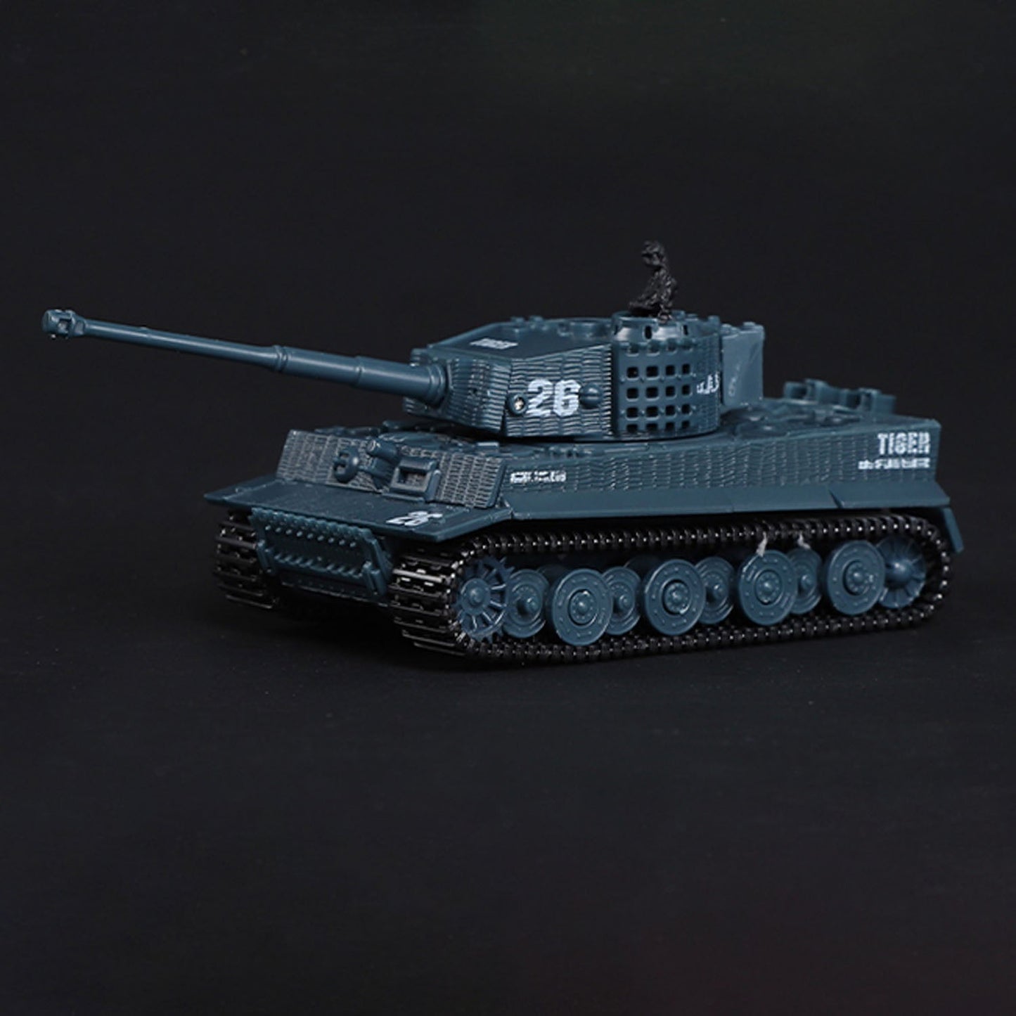 1:72 Ready to Run Mini Tank RC German Tiger Toy WW2 Battle Tank Easy Model 2.4G Painted and Assembled for Multiplayer Games