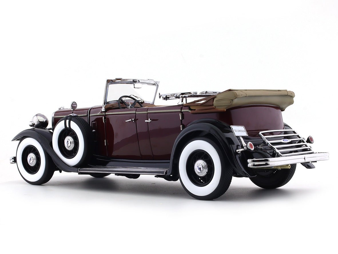 1932 Ford Lincoln KB Maroon 1:18 SunStar diecast scale model car collectible