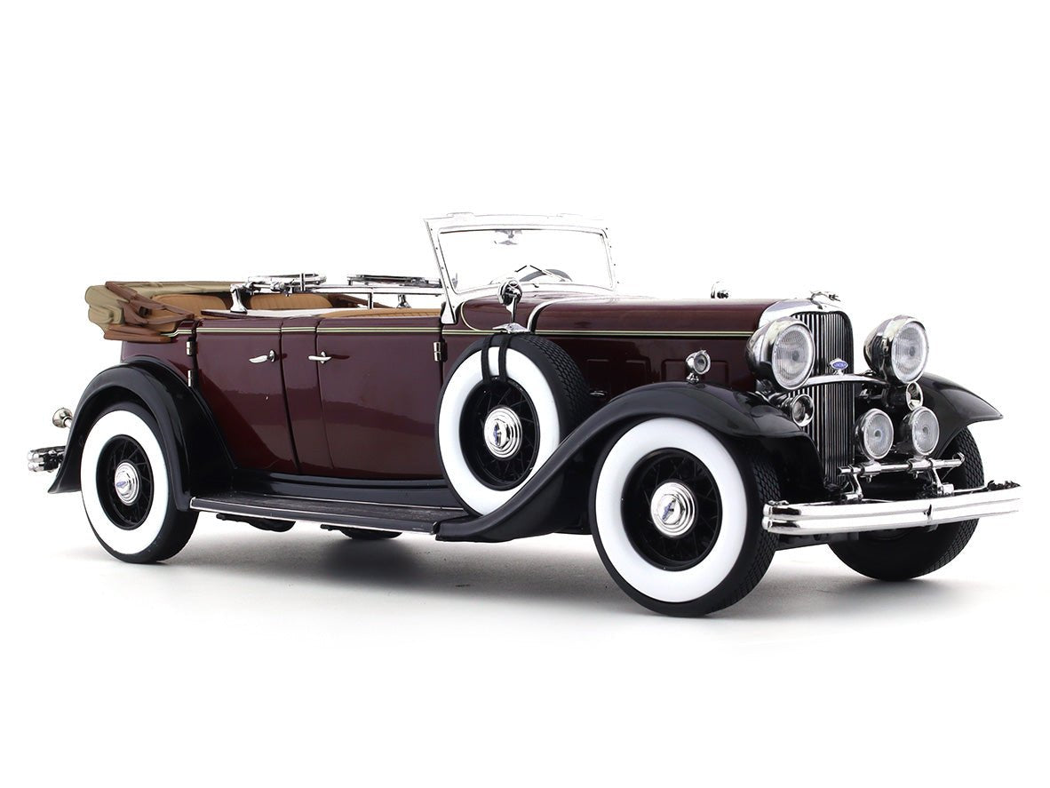 1932 Ford Lincoln KB Maroon 1:18 SunStar diecast scale model car collectible