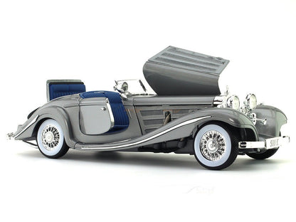 1936 Mercedes-Benz 500K Type Specialroadster grey 1:18 Maisto diecast scale model