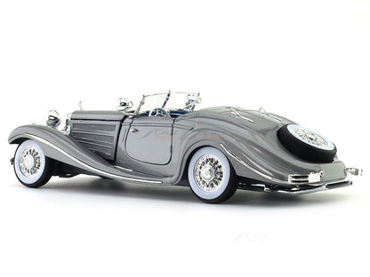 1936 Mercedes-Benz 500K Type Specialroadster grey 1:18 Maisto diecast scale model