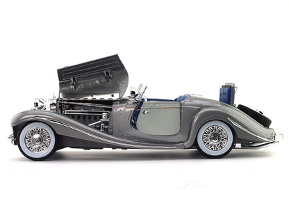1936 Mercedes-Benz 500K Type Specialroadster grey 1:18 Maisto diecast scale model