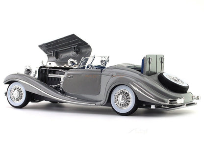 1936 Mercedes-Benz 500K Type Specialroadster grey 1:18 Maisto diecast scale model