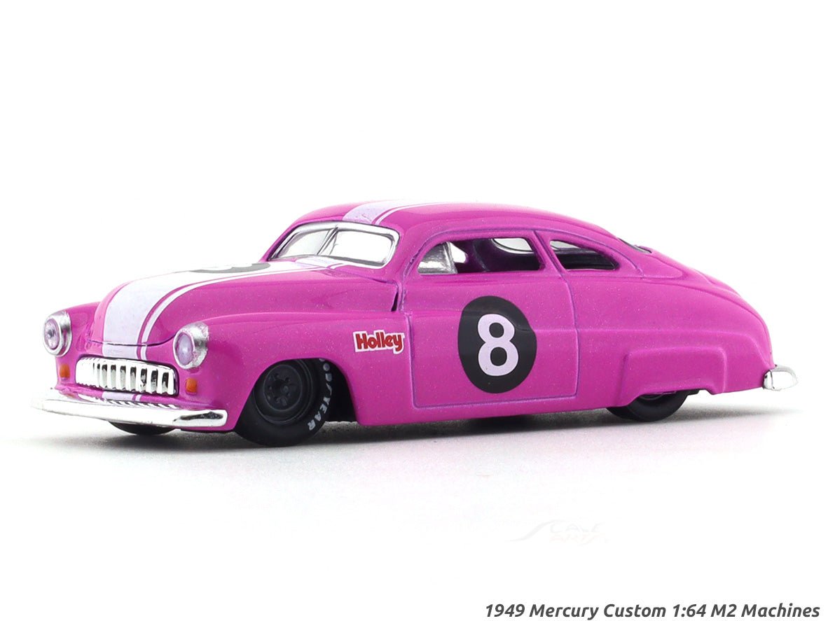 1949 Mercury Custom pink 1:64 M2 Machines diecast scale model collectible