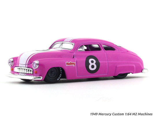 1949 Mercury Custom pink 1:64 M2 Machines diecast scale model collectible