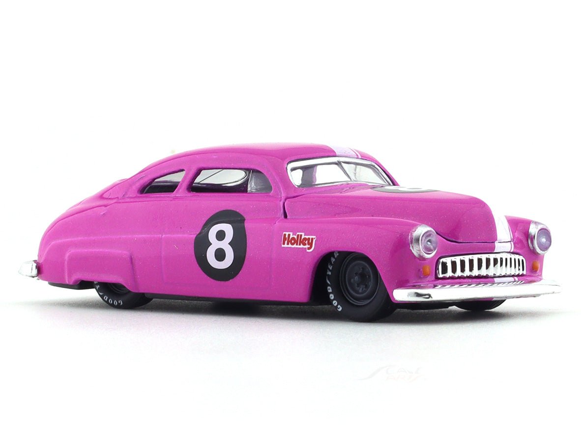 1949 Mercury Custom pink 1:64 M2 Machines diecast scale model collectible