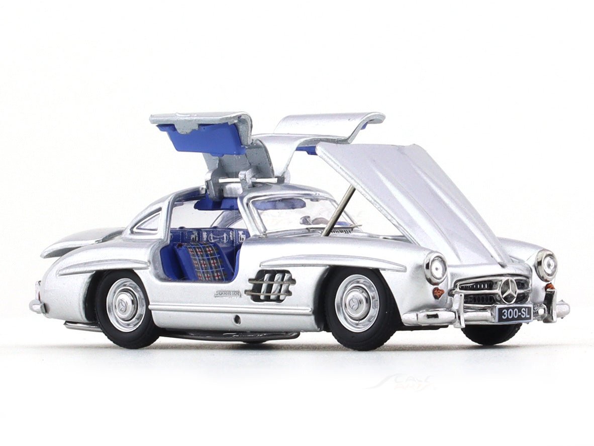 1955 Mercedes-Benz 300SL silver 1:64 Briscale diecast scale model collectible