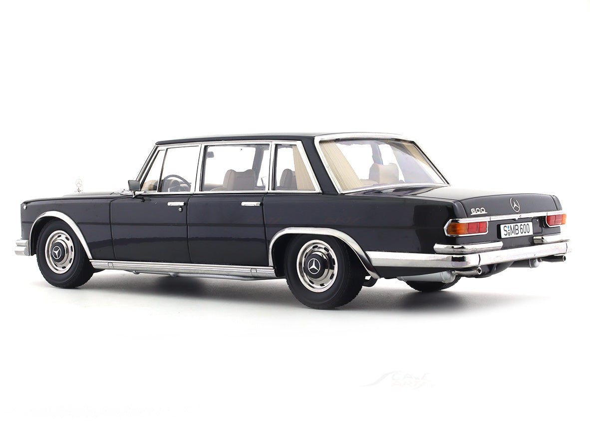 1963 Mercedes-Benz 600 SWB W100 black 1:18 KK Scale diecast scale model car collectible