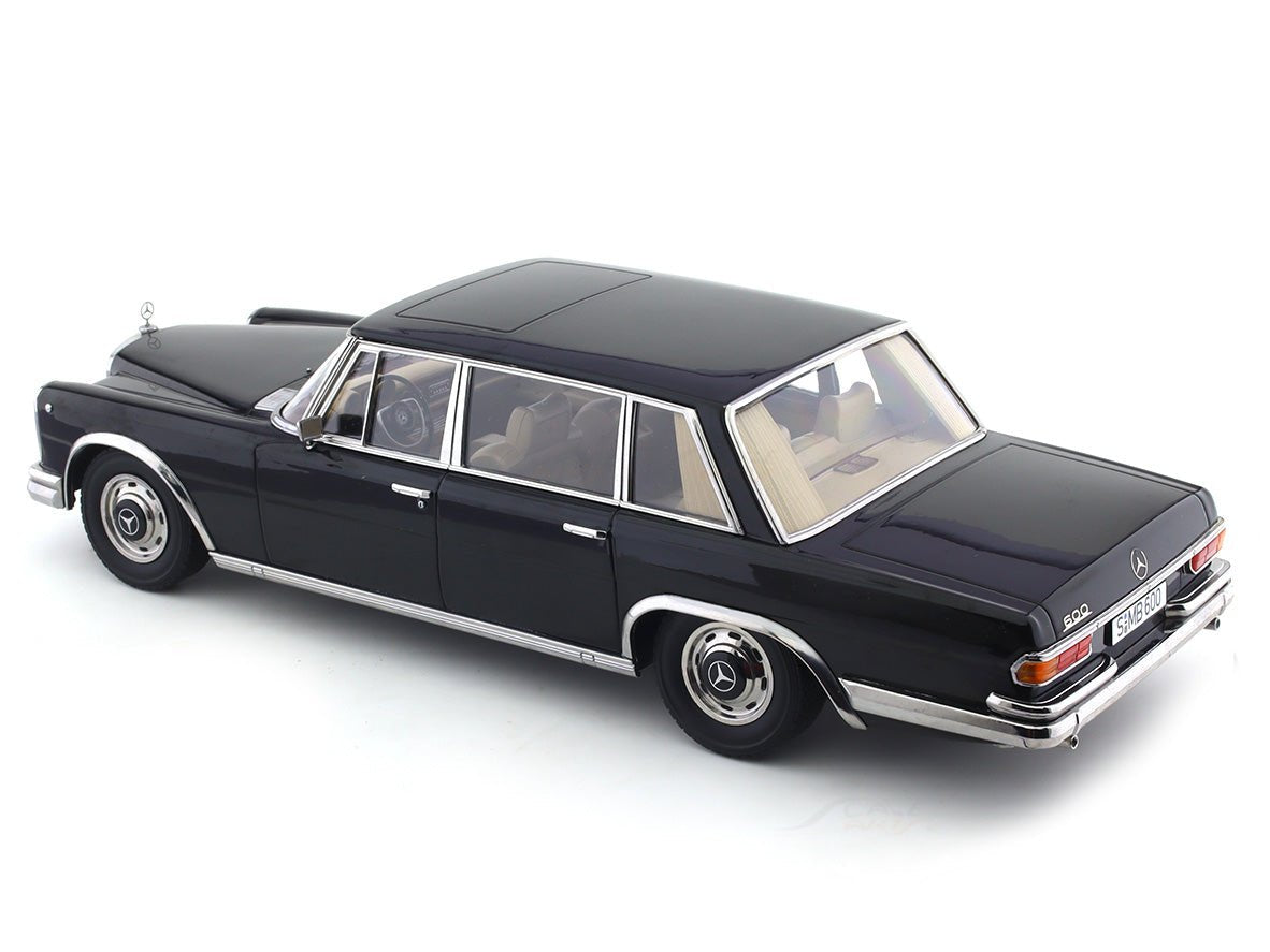 1963 Mercedes-Benz 600 SWB W100 black 1:18 KK Scale diecast scale model car collectible