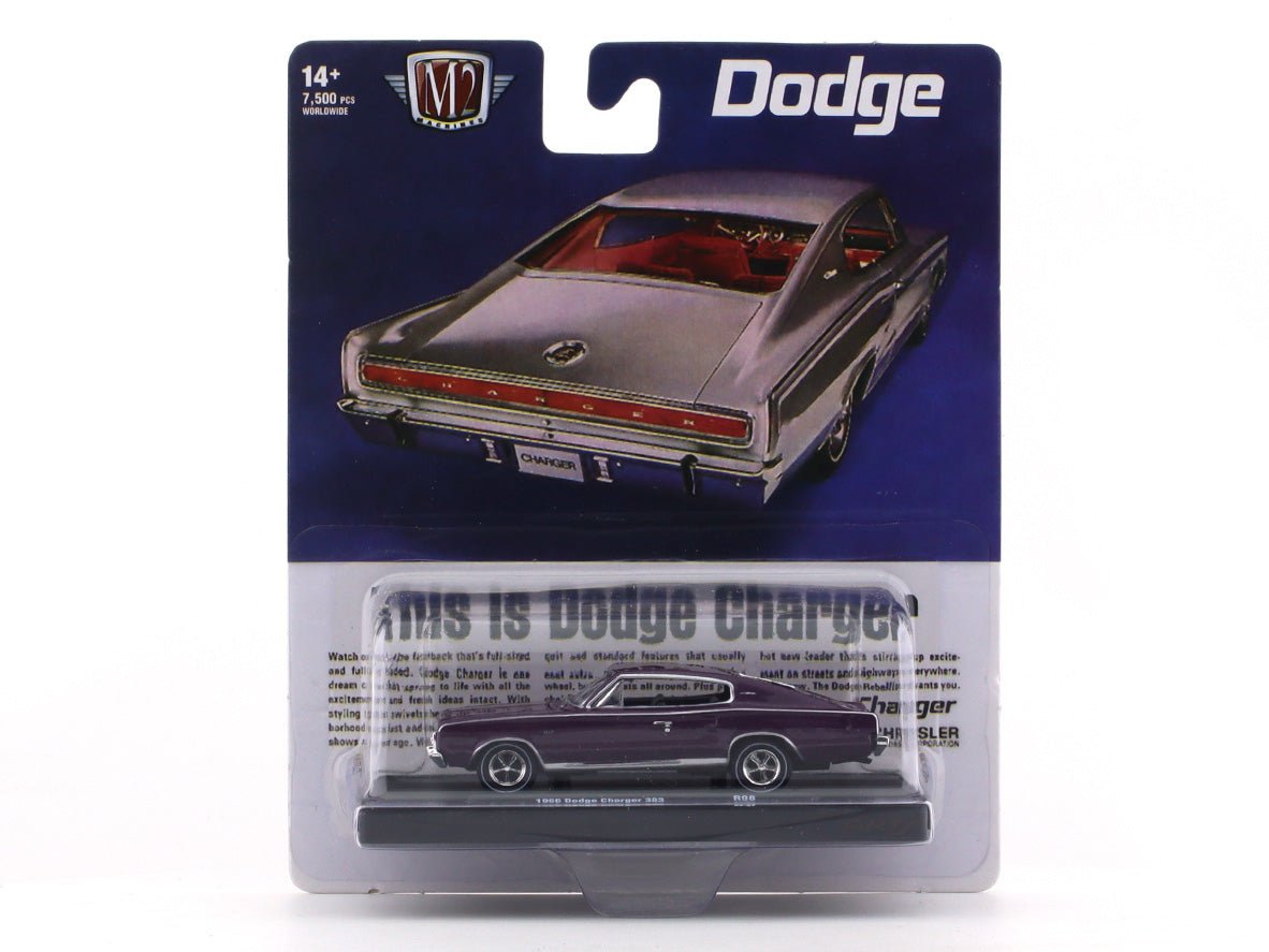1966 Dodge Charger 1:64 M2 Machines diecast scale model collectible