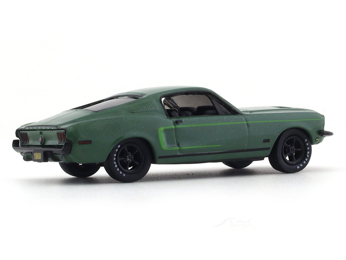 1968 Ford Mustang GT-390 green 1:64 M2 Machines diecast scale model collectible