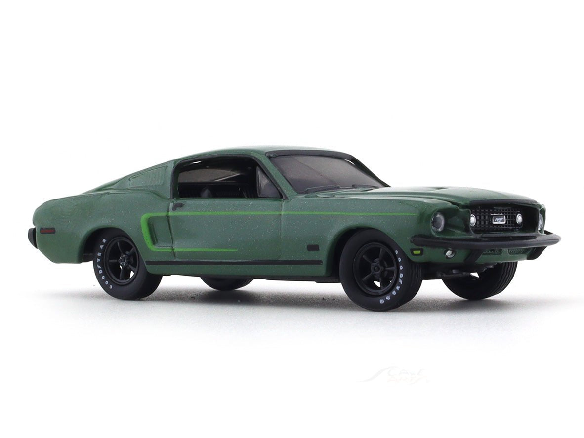 1968 Ford Mustang GT-390 green 1:64 M2 Machines diecast scale model collectible