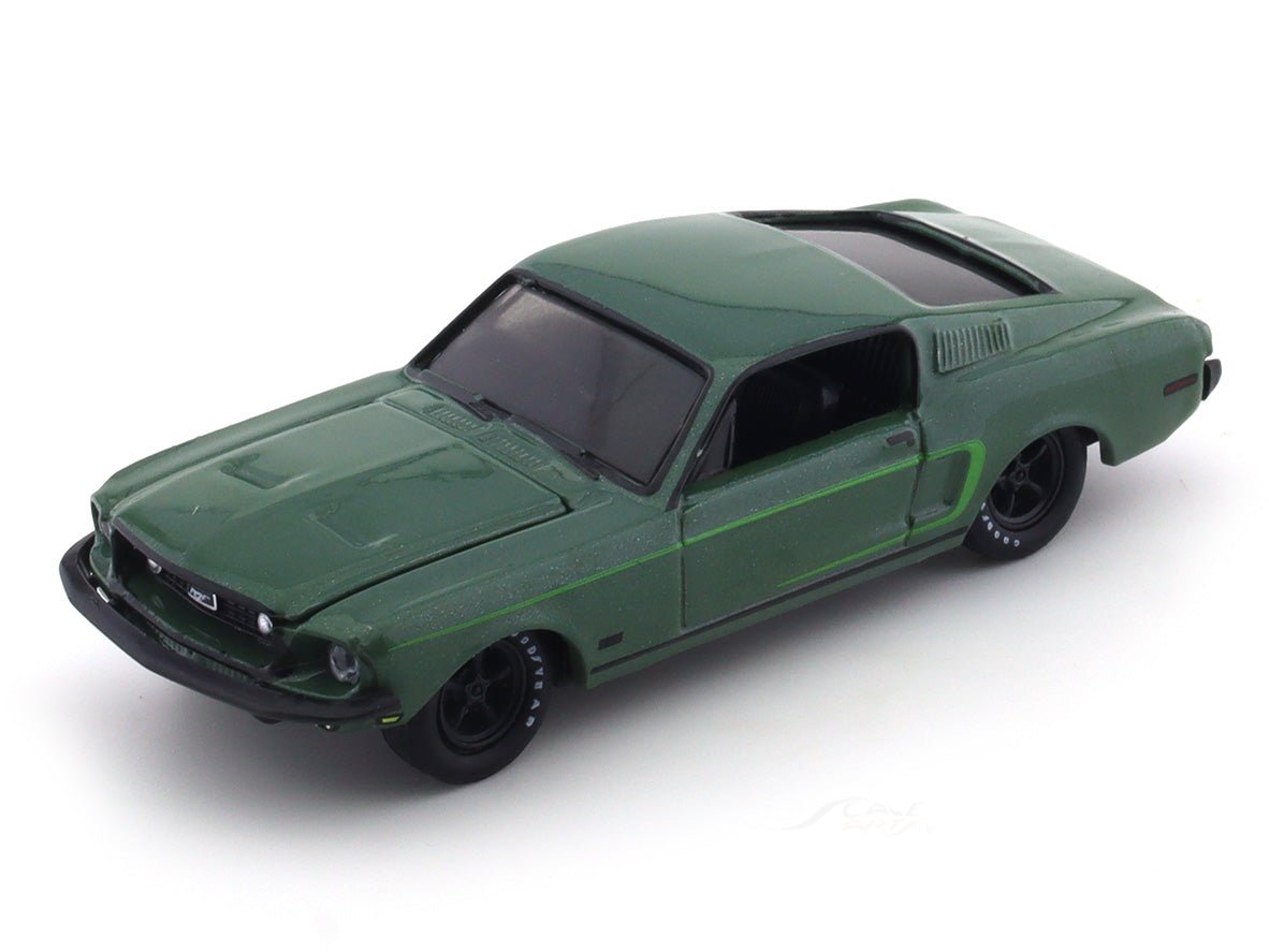 1968 Ford Mustang GT-390 green 1:64 M2 Machines diecast scale model collectible