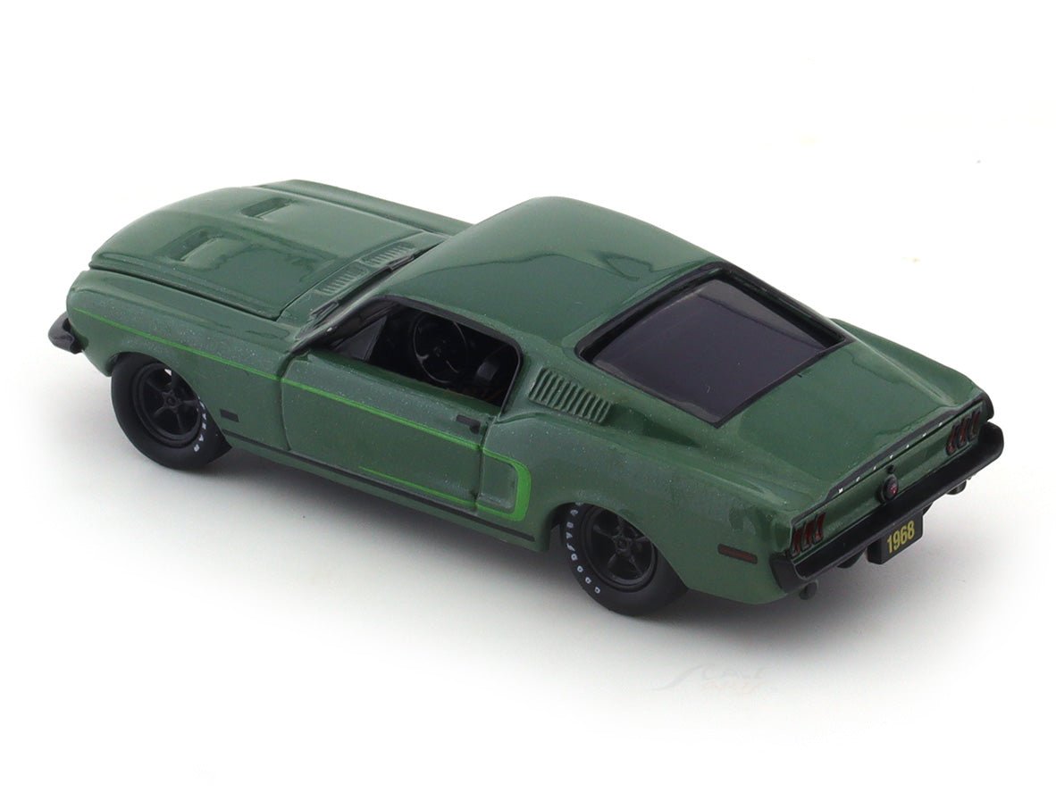 1968 Ford Mustang GT-390 green 1:64 M2 Machines diecast scale model collectible