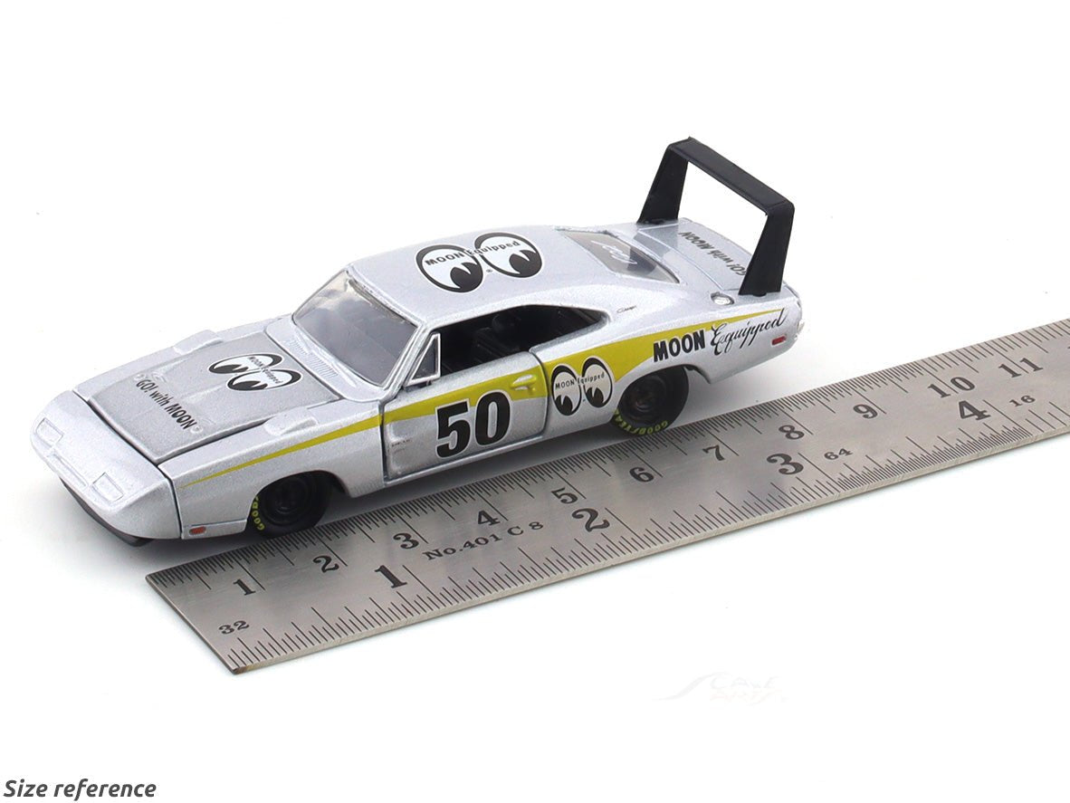 1969 Dodge Charger Daytona HEMI “MOONEYES” 1:64 M2 Machines diecast scale model collectible