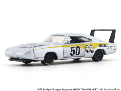 1969 Dodge Charger Daytona HEMI “MOONEYES” 1:64 M2 Machines diecast scale model collectible