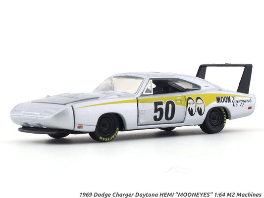 1969 Dodge Charger Daytona HEMI “MOONEYES” 1:64 M2 Machines diecast scale model collectible