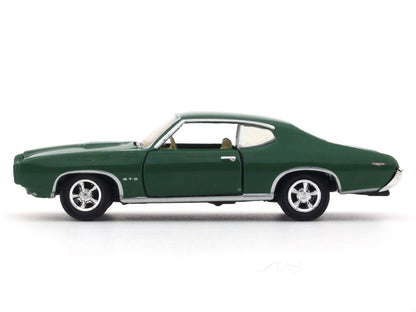 1969 Pontiac GTO green 1:64 M2 Machines diecast scale model collectible