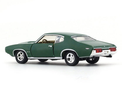 1969 Pontiac GTO green 1:64 M2 Machines diecast scale model collectible