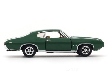 1969 Pontiac GTO green 1:64 M2 Machines diecast scale model collectible