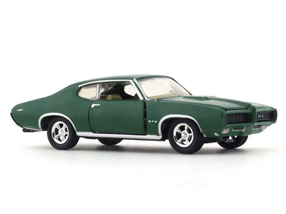 1969 Pontiac GTO green 1:64 M2 Machines diecast scale model collectible