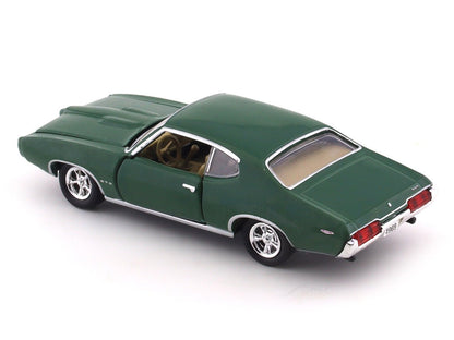 1969 Pontiac GTO green 1:64 M2 Machines diecast scale model collectible