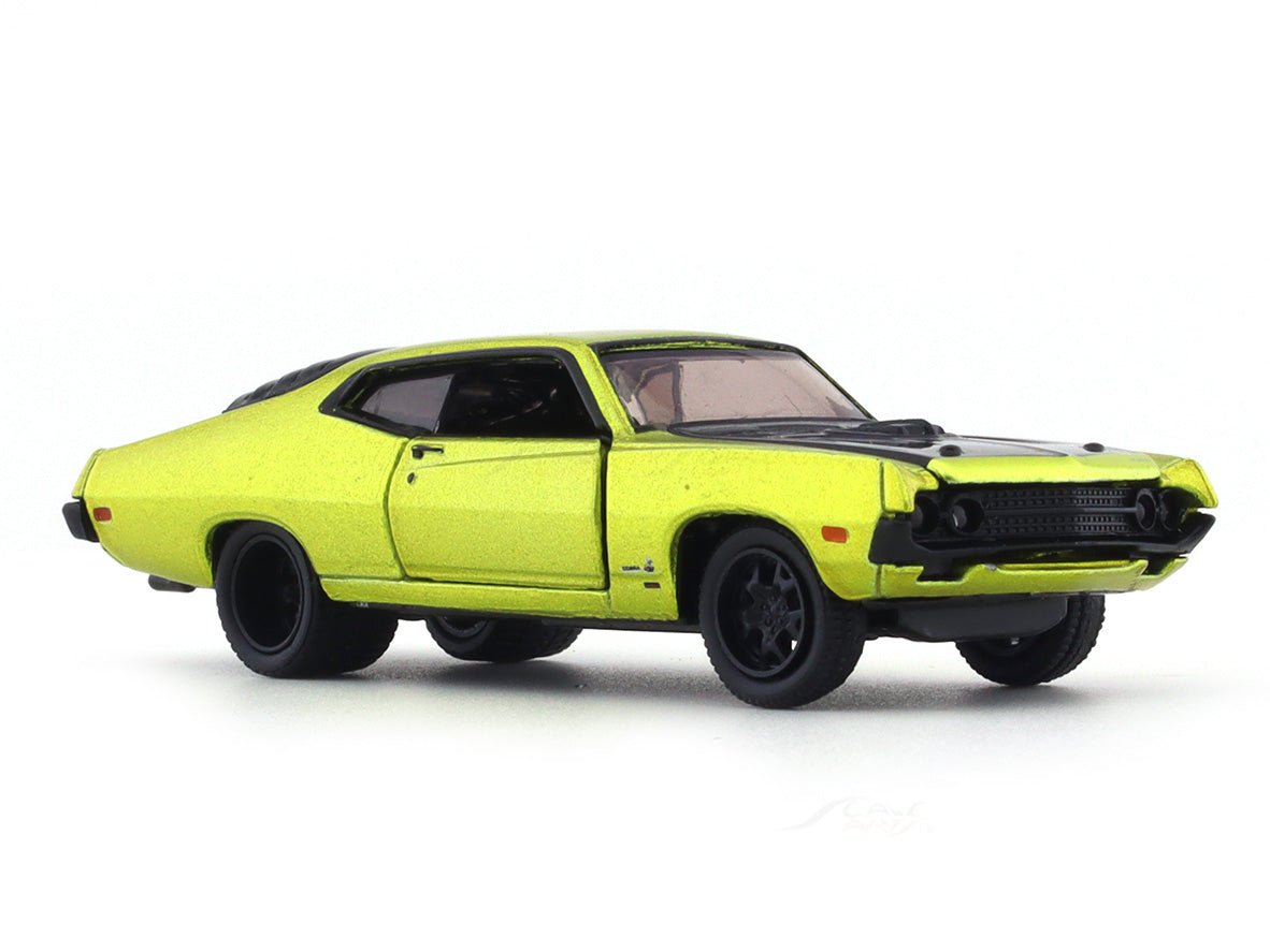1970 Ford Torino Cobra green 1:64 M2 Machines diecast scale model collectible