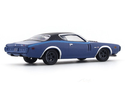1971 Dodge Charger R/T 440-6-Pack blue 1:64 M2 Machines diecast scale model collectible