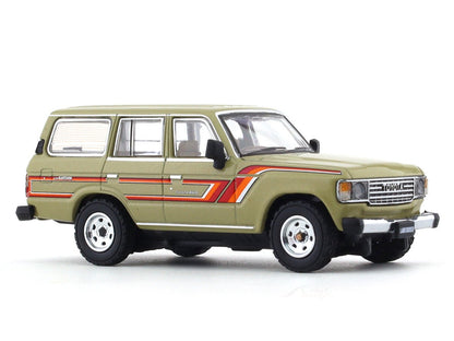 1984 Toyota Land Cruiser LC60 GX brown 1:64 Hobby Japan diecast scale model collectible