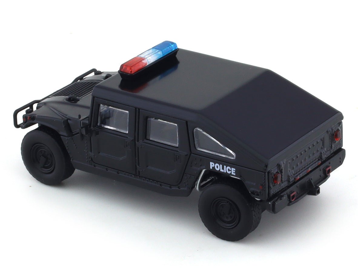 1999 Hummer H1 Police black 1:64 Master diecast scale model collectible