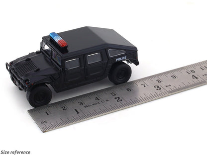1999 Hummer H1 Police black 1:64 Master diecast scale model collectible