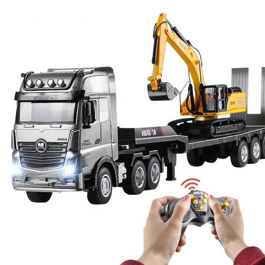 1522 RC Flatbed + Static Excavator