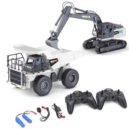 1559 RC Excavator and Dump Truck Set