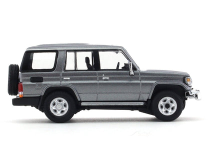 2001 Toyota Land Cruiser 70 ZX grey 1:64 Hobby Japan diecast scale model collectible