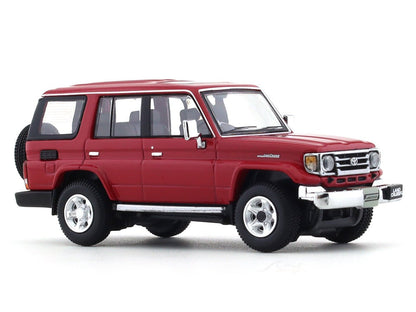 2001 Toyota Land Cruiser 70 ZX red 1:64 Hobby Japan diecast scale model collectible