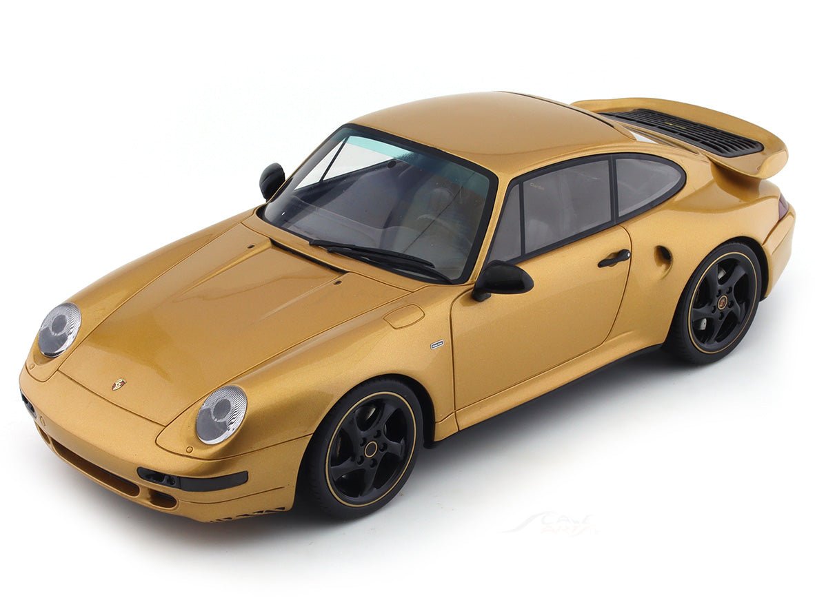2018 Porsche 911 993 Turbo S gold 1:18 GT Spirit Scale Model collectible