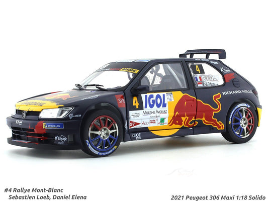2021 Peugeot 306 Maxi #4 1:18 Solido diecast Scale Model collectible