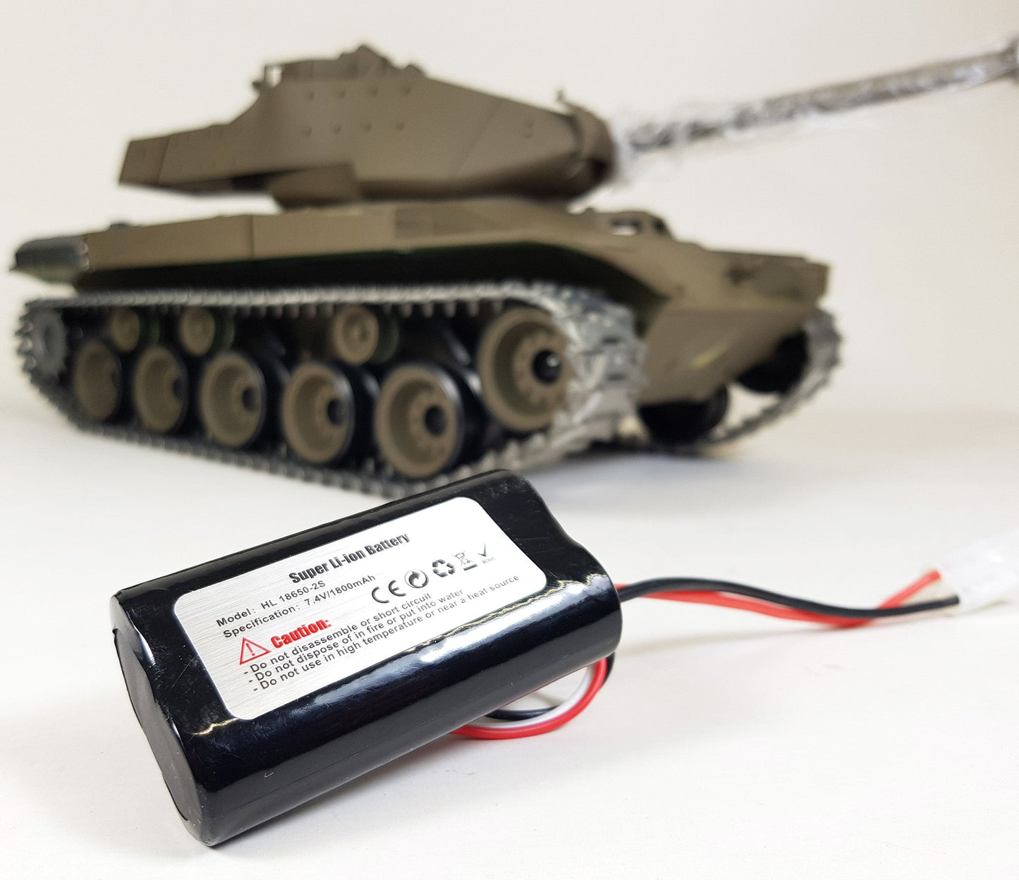 Bulldog 7 Smoke Sound BB Infrared RC Tank