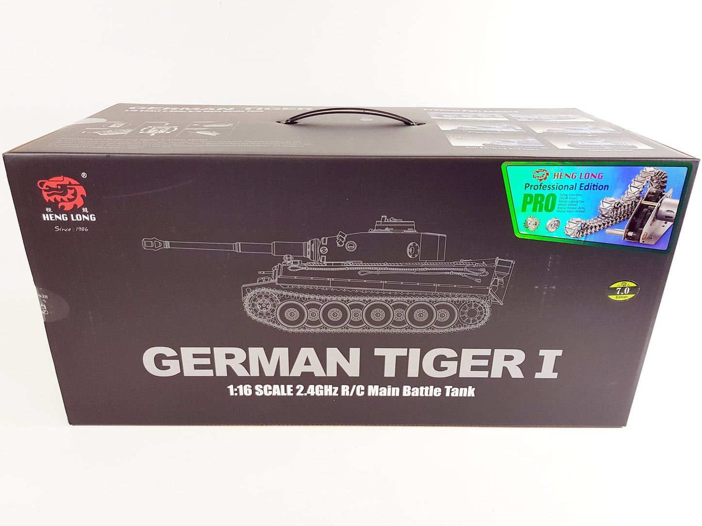 METAL UPGRADED Heng Long Radio Remote Control Rc German Tiger 1 Tank SUPER PRO VERSION 7