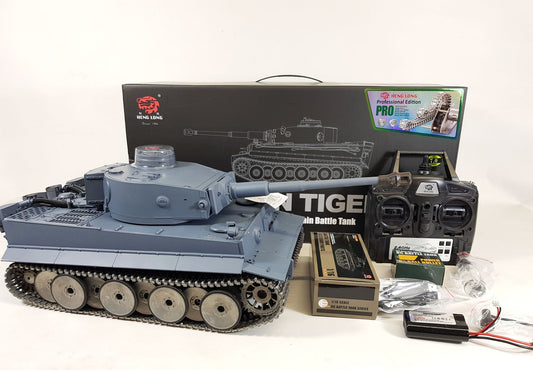 METAL UPGRADED Heng Long Radio Remote Control Rc German Tiger 1 Tank SUPER PRO VERSION 7