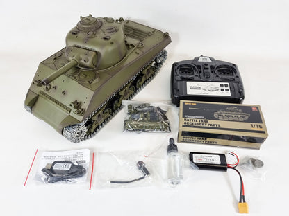 RC BB Tank 1:16 heng long VERSION 7 Sherman PRO Metal 2.4G radio remote controlled tank 1/16 BB & IR UK