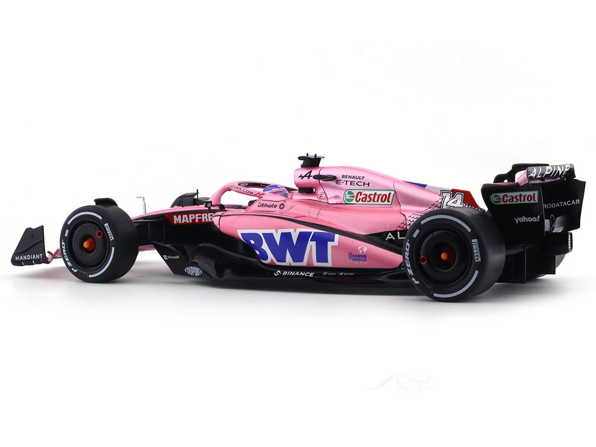 2022 Alpine A522 #14 Fernando Alonso 1:18 Solido diecast Scale Model collectible