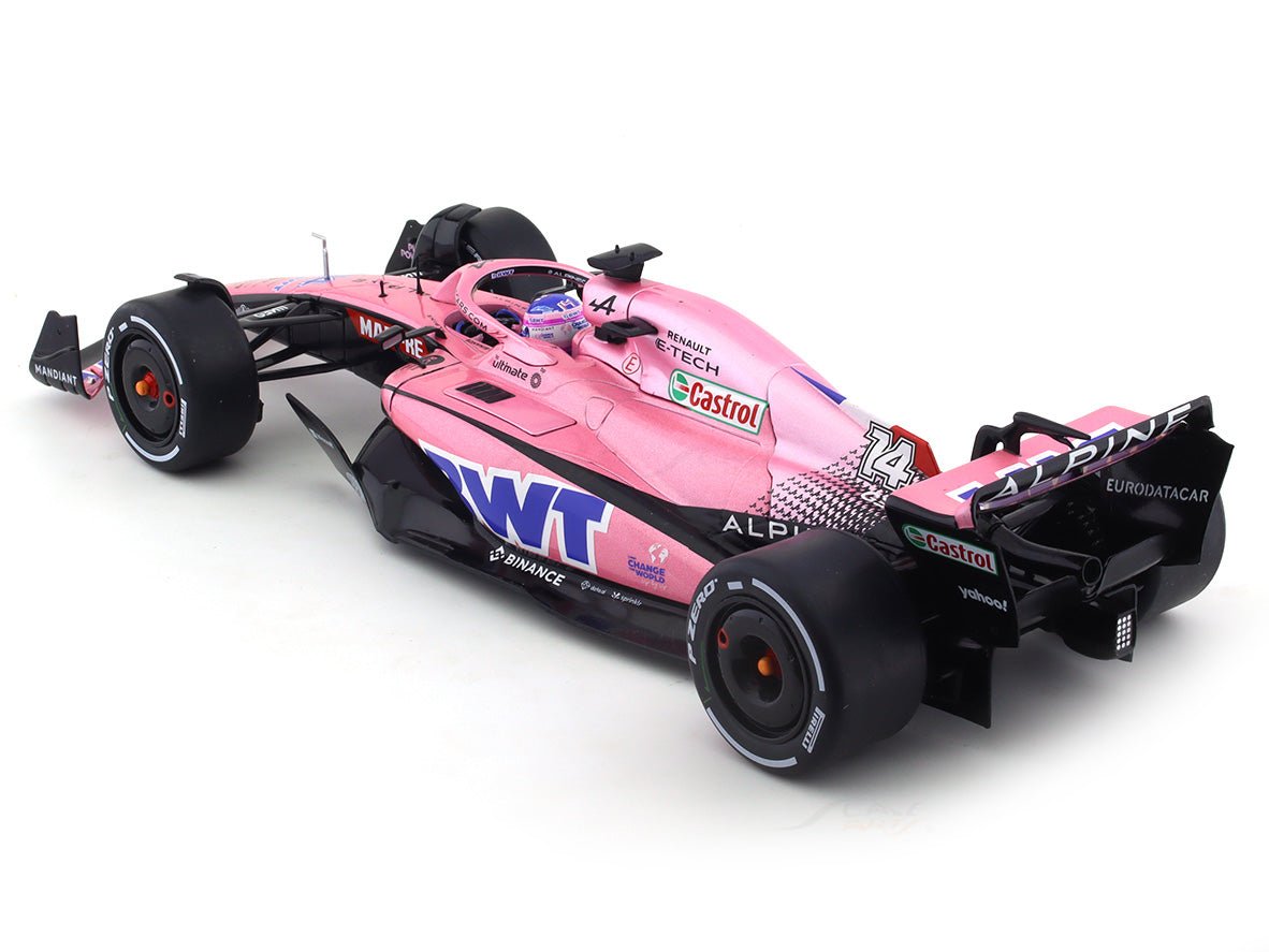 2022 Alpine A522 #14 Fernando Alonso 1:18 Solido diecast Scale Model collectible