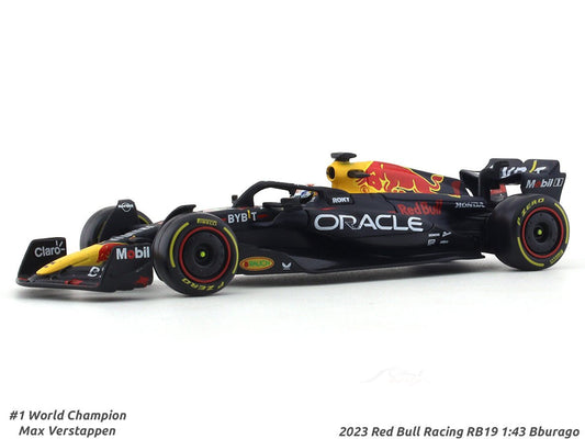 2023 Red Bull Racing RB19 #1 Max Verstappen 1:43 Bburago scale model car collectible