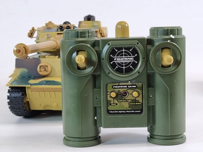 Twin Pack Geman Tiger & M1A2 Infra-red Battle Radio Remote Control RC Tank