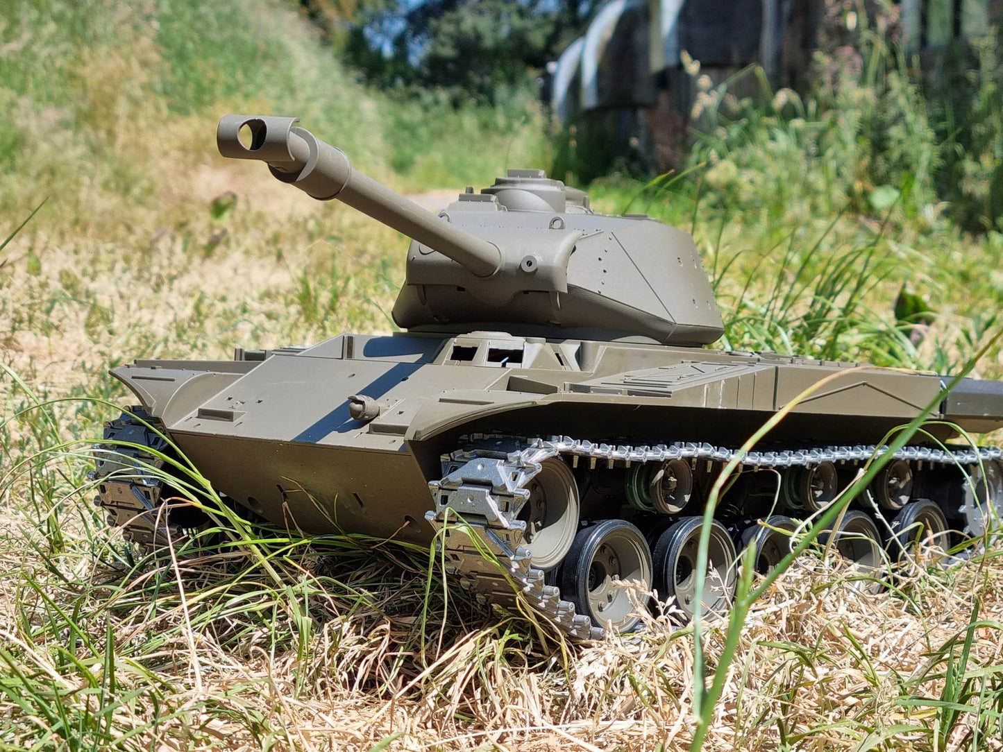 Bulldog 7 Smoke Sound BB Infrared RC Tank