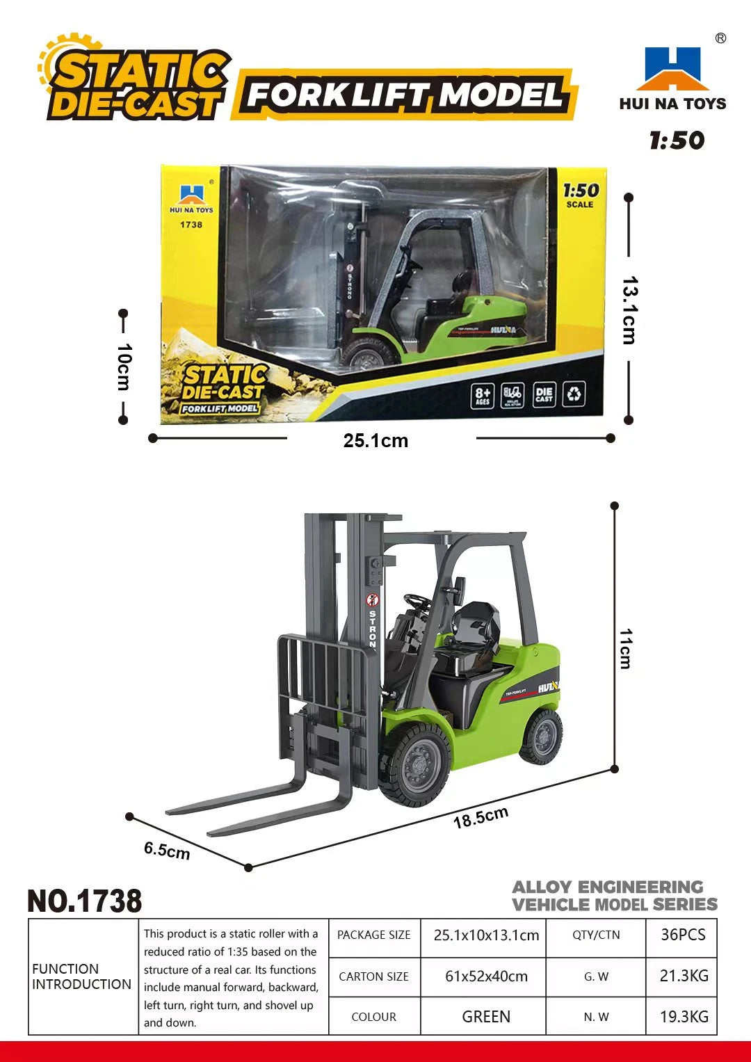 1738 Static Forklift