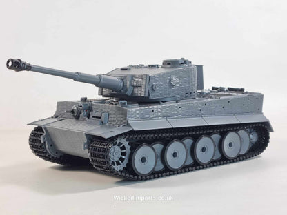 Waltersons Heng Long 1/24 Tiger 1 Infrared Battle Model Tank Radio Control 1080 Turret Real sound