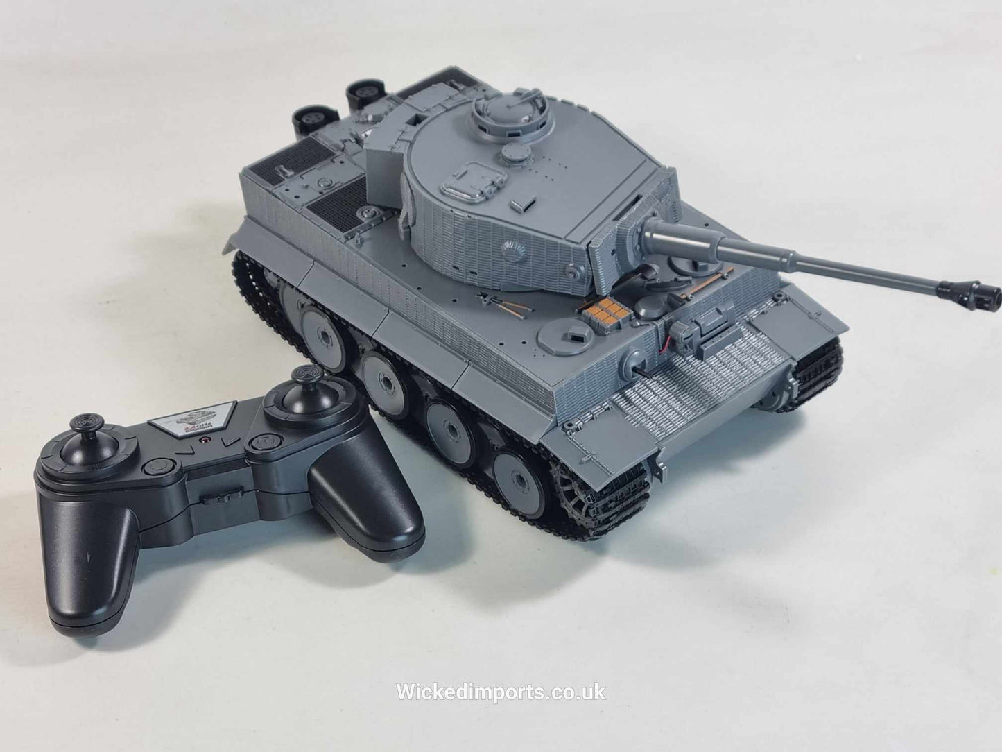 Waltersons Heng Long 1/24 Tiger 1 Infrared Battle Model Tank Radio Control 1080 Turret Real sound