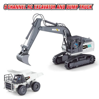 1559 RC Excavator and Dump Truck Set